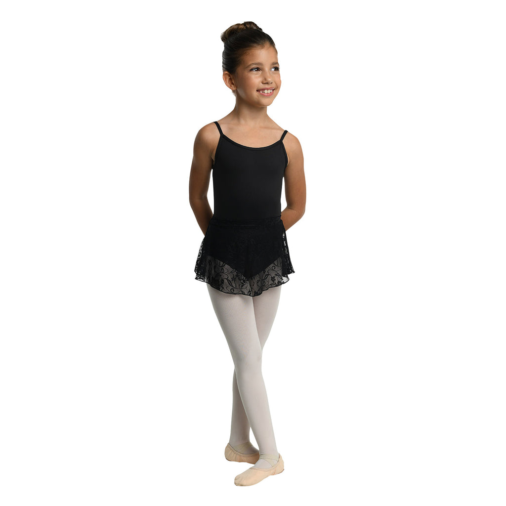 Danznmotion Child Lace Skirt Child I/M Black - DanceSupplies.com