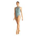 Danznmotion Adult Valentina Halter Leotard Adult P Sage - DanceSupplies.com