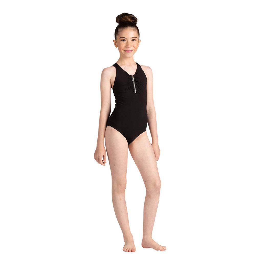 Danznmotion Child Rumer Leotard Child 6X-7 Black - DanceSupplies.com