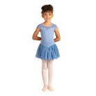 Danznmotion Sharlett Cap Sleeve Dress Child 2-4 Cornflower Blue - DanceSupplies.com