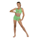 Danznmotion Child Evlynn Bra Top Child 6X-7 Luminous Green - DanceSupplies.com