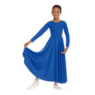 Eurotard Simplicity Liturgical Dress Child S Royal - DanceSupplies.com