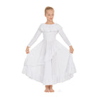 Eurotard Revelation Dress Child M White - DanceSupplies.com