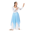 Eurotard Chiffon Single Handkerchief Skirt/Top Child Light Blue - DanceSupplies.com