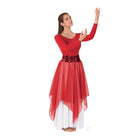 Eurotard Chiffon Single Handkerchief Skirt/Top Child Red - DanceSupplies.com