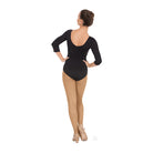 Eurotard Adult Pinch Front and Back 3/4 Sleeve Leotard   - DanceSupplies.com