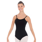 Eurotard Adult Princess Camisole Leotard Adult XS Black - DanceSupplies.com