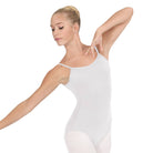 Eurotard Adult Princess Camisole Leotard Adult XS White - DanceSupplies.com