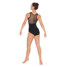 Eurotard Adult Arrow Mesh Tank Leotard   - DanceSupplies.com