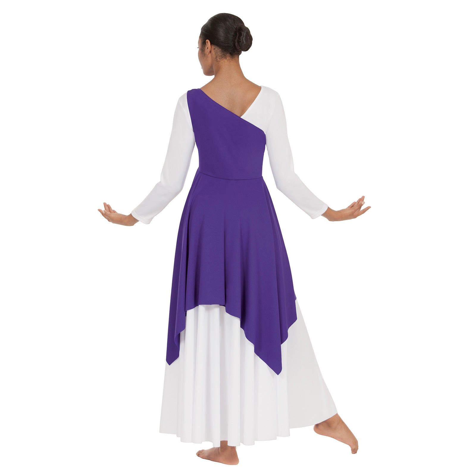 Eurotard Adult Joyful Praise Asymmetrical Tunic   - DanceSupplies.com