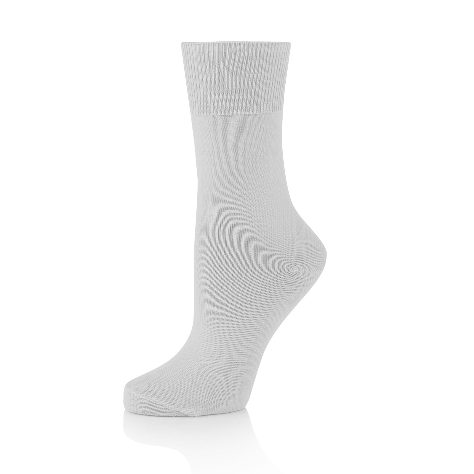 Men's White Ballet Socks.