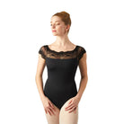 Gaynor Minden Sarabande Leotard Adult P Black - DanceSupplies.com