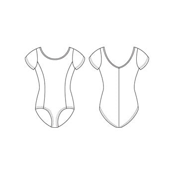 Mirella Girl's Cap Sleeve Leotard   - DanceSupplies.com