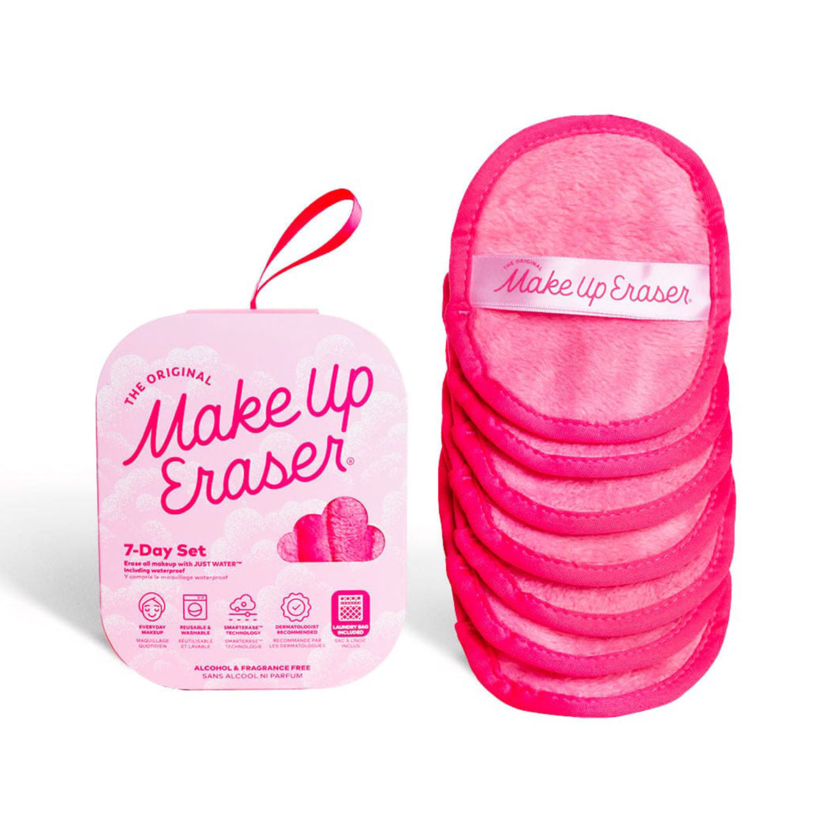 Makeup Eraser 7-Day Set Hot Pink  - DanceSupplies.com