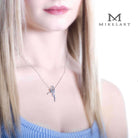 Mikelart Sterling Silver Necklace With Developpe' Pendant   - DanceSupplies.com