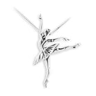 Mikelart Sterling Silver Necklace With Sugar Plum Fairy Pendant   - DanceSupplies.com