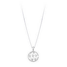 Mikelart Sterling Silver Necklace With Round Arabesque Pendant   - DanceSupplies.com