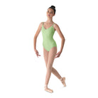 Mirella Seamed Camisole Leotard Adult P Seafoam - DanceSupplies.com