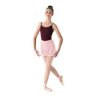 Mirella Georgette Wrap Skirt Pale Pink  - DanceSupplies.com