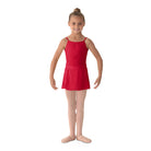 Mirella Girl's Solid Color Skirt Child S Garnet - DanceSupplies.com