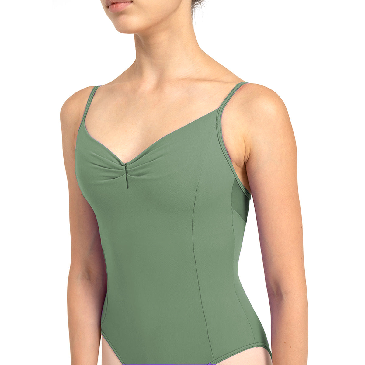 Nikolay Adult Ella Leotard Adult XS Olive - DanceSupplies.com