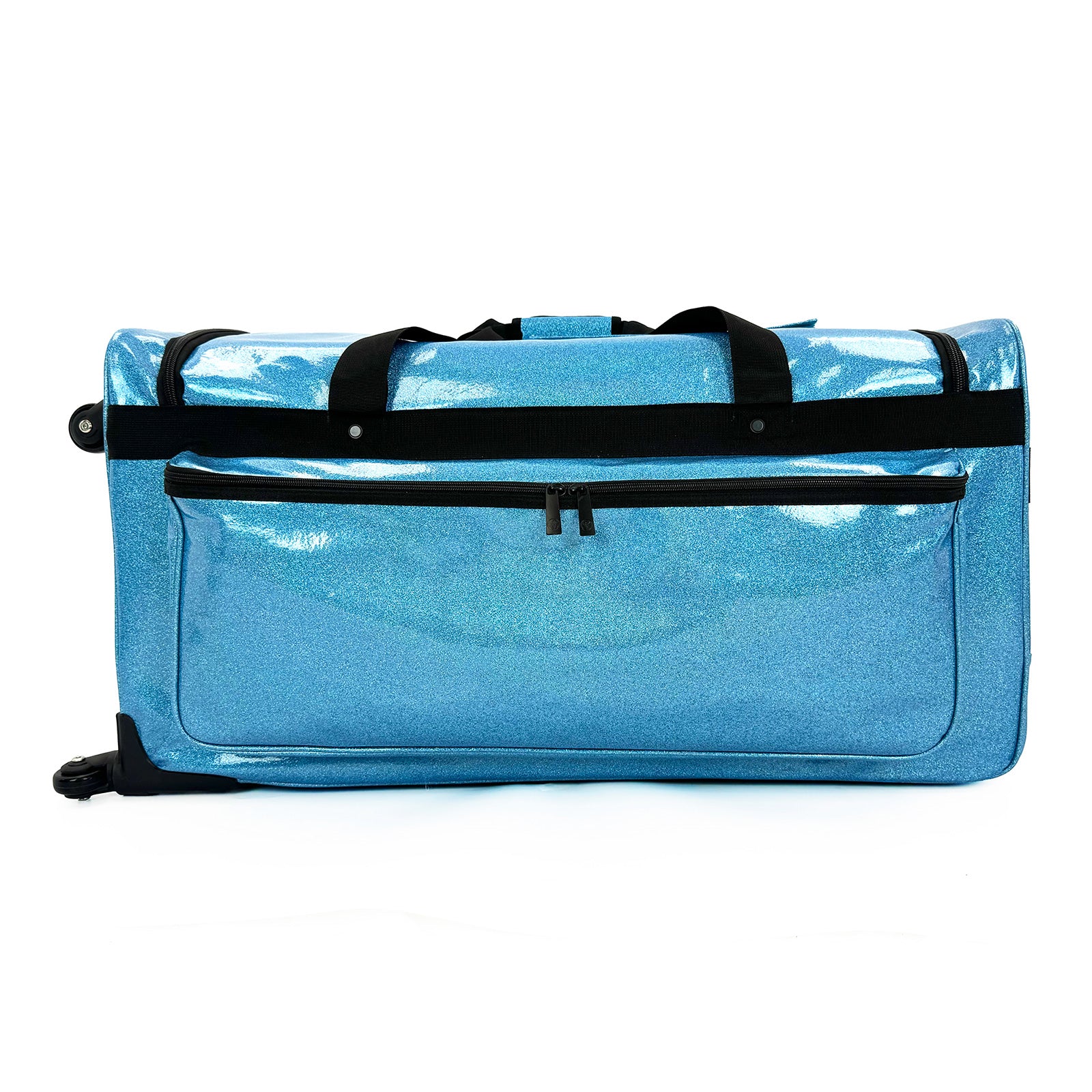 Ovation Gear Sparkle Blue 4-Wheel Performance Bag - Large - DanceSupplies.com