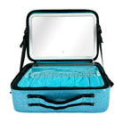 Ovation Gear Sparkle Cosmetic Case - Large Blue - DanceSupplies.com