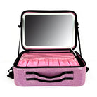 Ovation Gear Sparkle Cosmetic Case - Large Pink - DanceSupplies.com