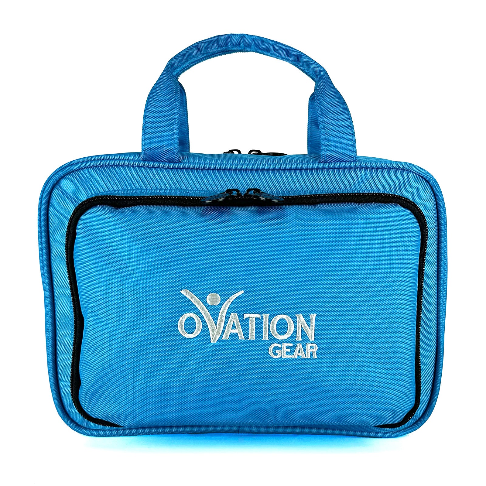 Ovation Gear Deluxe Cosmetic Bag Turquoise  - DanceSupplies.com