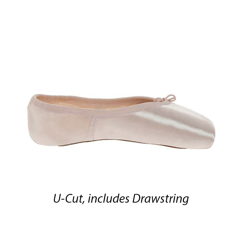 Russian Pointe Almaz U-Cut Drawstring Pointe Shoes - Hard Shank   - DanceSupplies.com