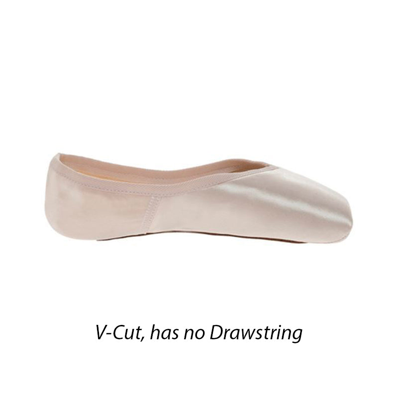 Russian Pointe Almaz V-Cut Pointe Shoes - Flexible Hard Shank   - DanceSupplies.com