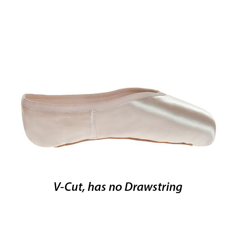 Russian Pointe Muse Pointe Shoes - V-Cut   - DanceSupplies.com