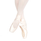 Russian Pointe Muse Pointe Shoes - U-Cut Size 34, Width 4, Vamp 2, Flexible Medium Shank  - DanceSupplies.com