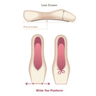 Russian Pointe Rubin U-Cut Drawstring Pointe Shoes - Hard Shank   - DanceSupplies.com