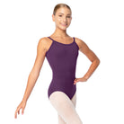 So Danca Adult Patricia Camisole Leotard Adult P Dark Purple - DanceSupplies.com