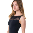 Suffolk Adult Lace Trim Camisole Leotard - DanceSupplies.com