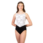 Suffolk Adult Evening Soiree Jewel Neck Camisole Leotard Adult P White - DanceSupplies.com