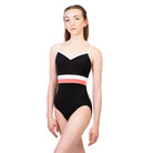 Suffolk Adult Ivy League Camisole Leotard Adult P Black - DanceSupplies.com