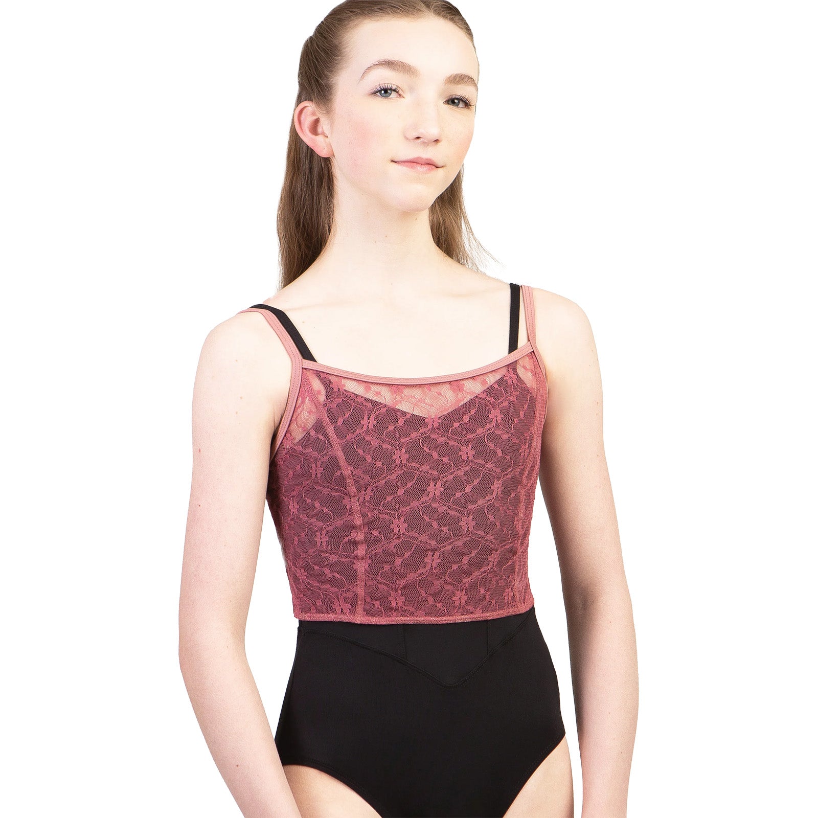 Suffolk Spring Chateau Lace Camisole Top Adult P Pink - DanceSupplies.com