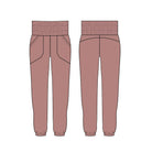 Suffolk Adult Ripstop Jogger Pants Adult P-S Mauve - DanceSupplies.com