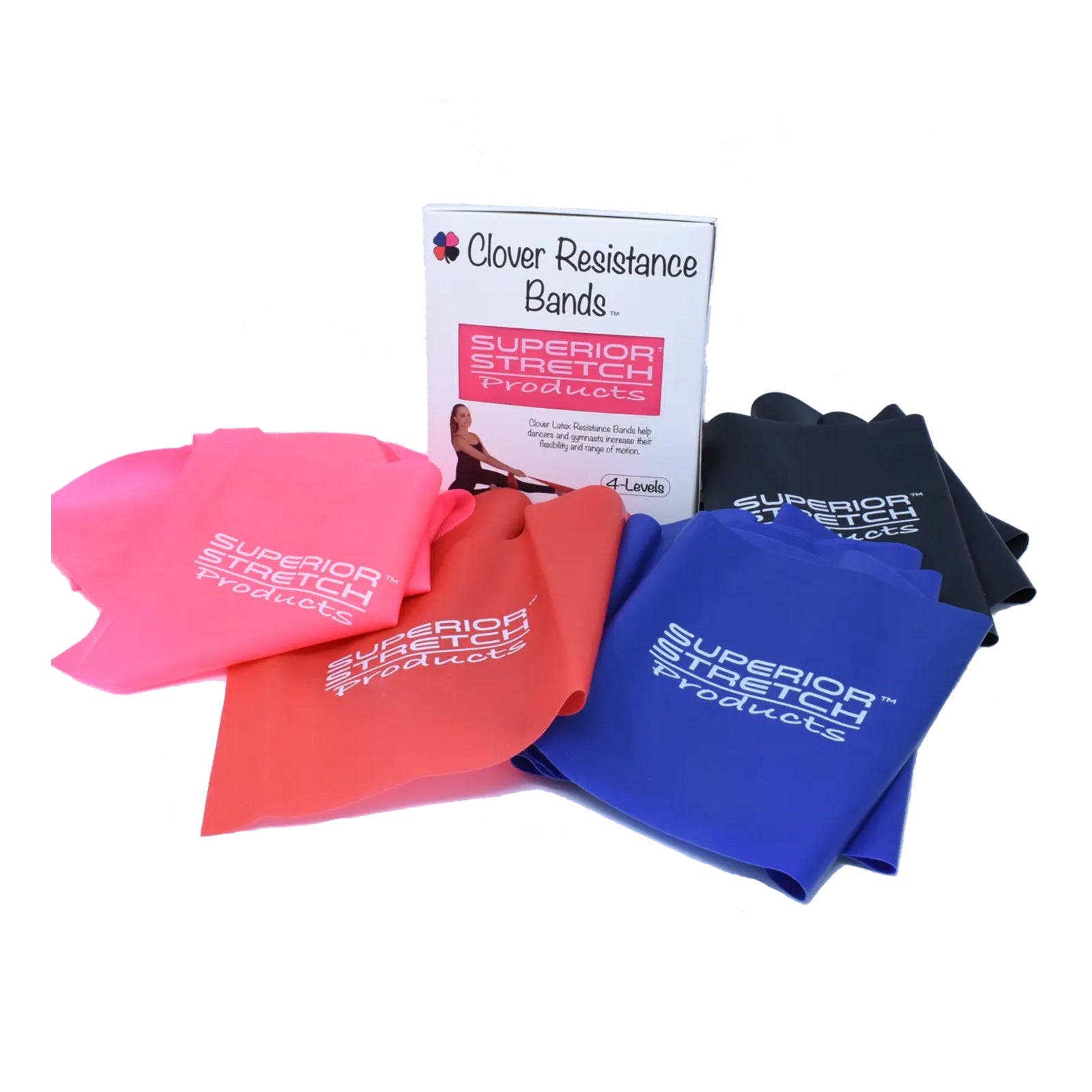 Superior Stretch Clover Resistance Bands - Box Set   - DanceSupplies.com