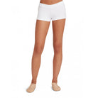 Capezio Adult Low Rise Shorts Adult XS White - DanceSupplies.com