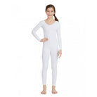 Capezio Child's Long-Sleeve Unitard Child S White - DanceSupplies.com