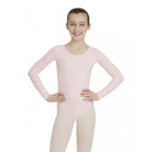 Capezio Child's Long-Sleeve Leotard Toddler Pink - DanceSupplies.com