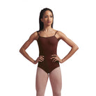 Capezio Adult Camisole Leotard w/Adjustable Straps Adult XS Espresso - DanceSupplies.com