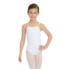 Capezio Child's Camisole Leotard w/Adjustable Straps Child S White - DanceSupplies.com