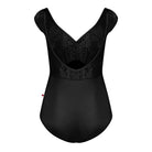 Yumiko Elli Cap Sleeve Leotard - Black   - DanceSupplies.com