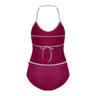 Yumiko Kate Halter Leotard - Burgundy   - DanceSupplies.com