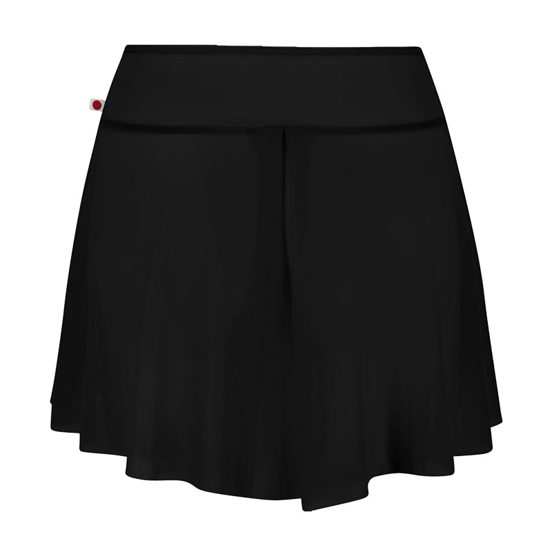 Yumiko Isabelle Mesh Skirt - Black Adult XS Black - DanceSupplies.com