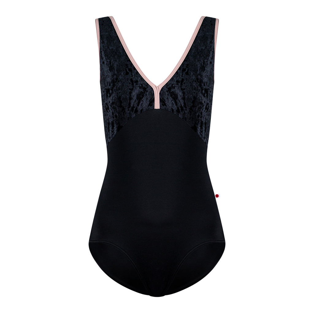 Yumiko Alicia Tank Leotard - Black Adult XS Black - DanceSupplies.com